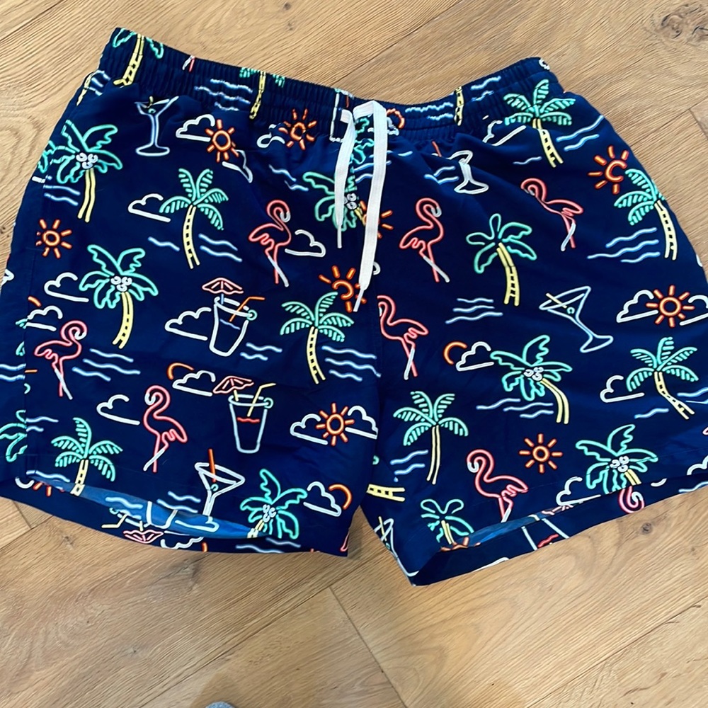 Chubbies neon lights swim trunks